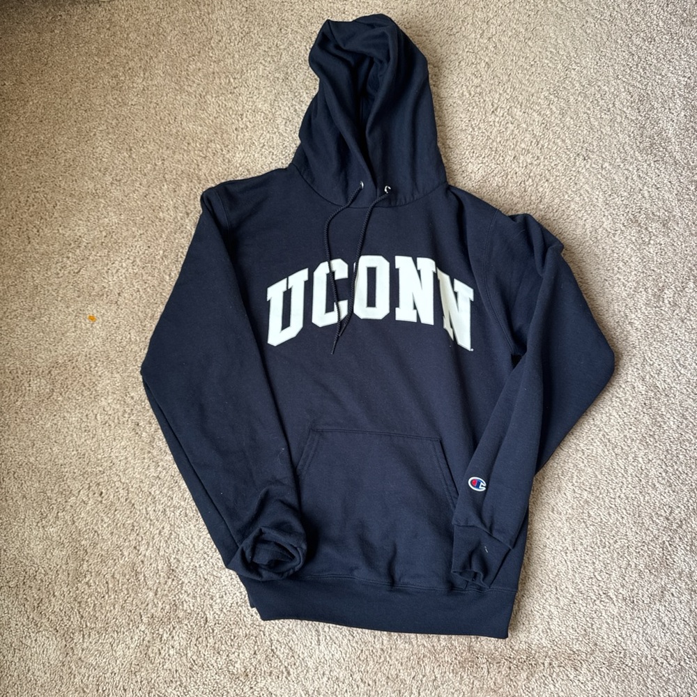 Champion Blue UCONN Hoodie
